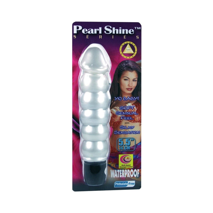 Pearl Sheen Ribbed Vibrator | SexToy.com
