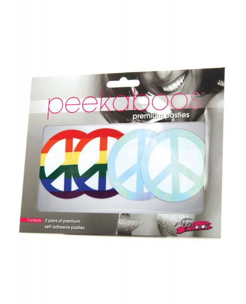 Peekaboos Pride Peace Sign - Pack Of 2 | SexToy.com
