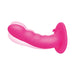 Pegasus 6" Wireless Remote Control Curved Ripple Peg With Harness Pink - SexToy.com