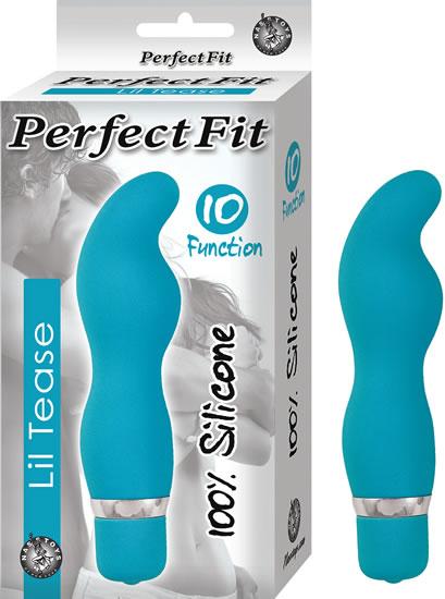Perfect Fit Lil Tease Turquoise Blue Vibrator | SexToy.com