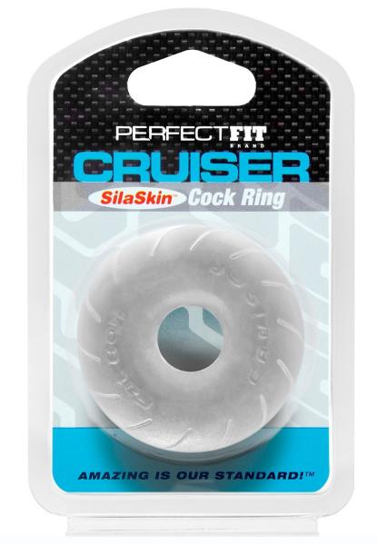 Perfect Fit Silaskin Cruiser Ring Clear | SexToy.com