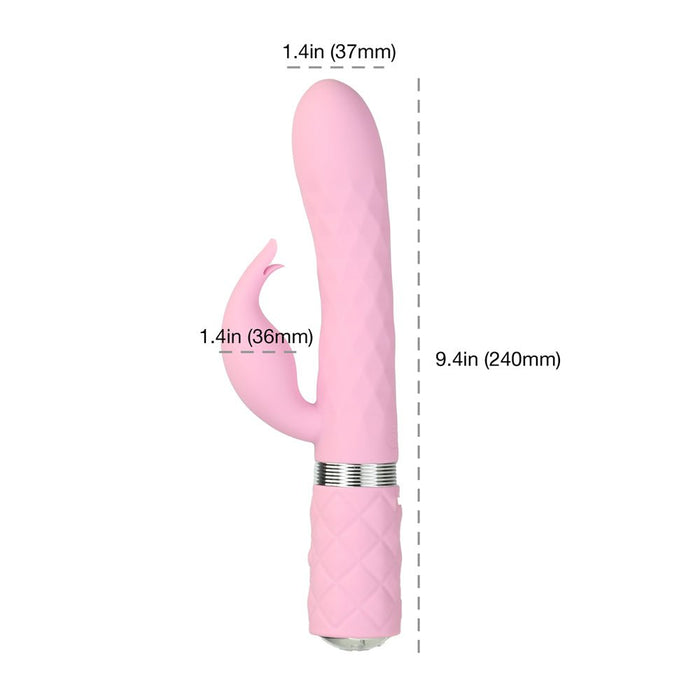 Pillow Talk Lively Dual Stimulator Pink - SexToy.com