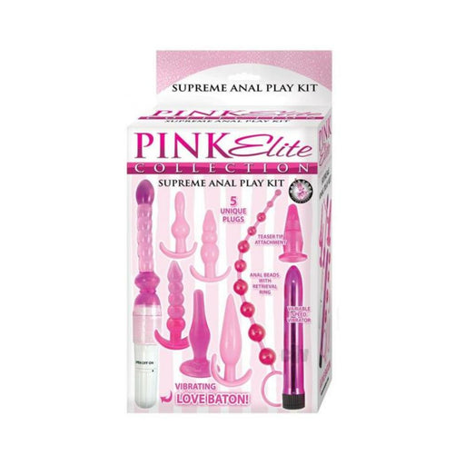 Pink Elite Collection Supreme Anal Play Kit Pink | SexToy.com