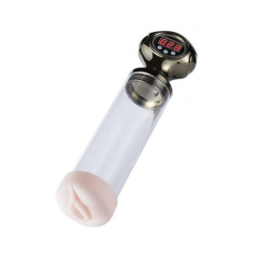 Pipe Male Masturbation Cup Penis Enlargement Pump - Clear - SexToy.com