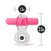 Play With Me - Delight Vibrating C-ring - Pink - SexToy.com