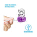 Play With Me - Pleaser Rechargeable C-ring - Purple - SexToy.com