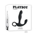 Playboy Come Hither Rechargeable Remote Controlled Silicone Vibrating Prostate Massager Black | SexToy.com