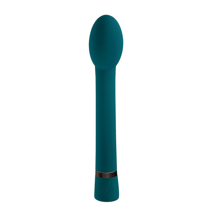 Playboy On The Spot Rechargeable Silicone G-spot Vibrator Deep Teal - SexToy.com