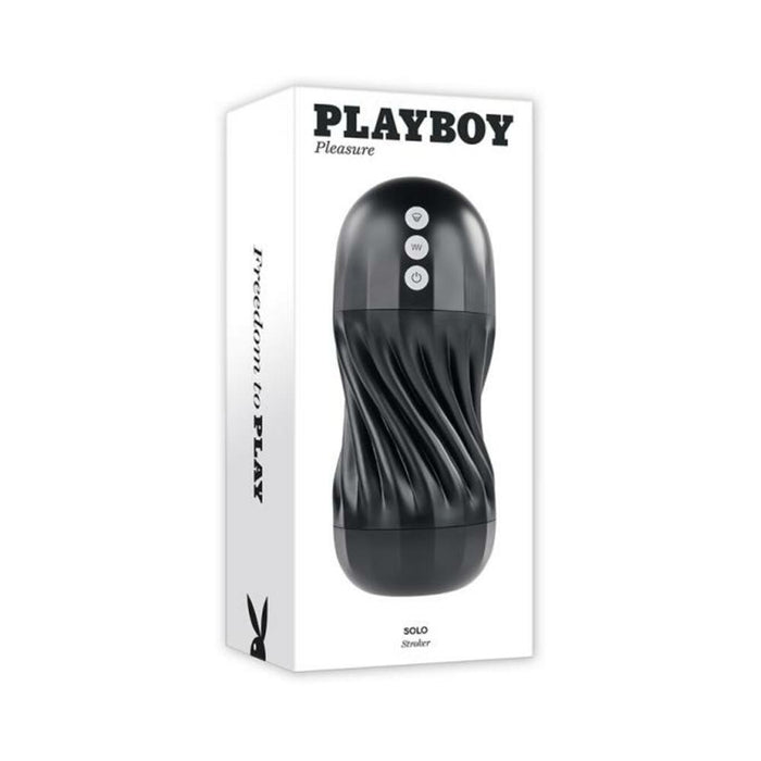 Playboy Solo Rechargeable Sucking Vibrating Masturbator | SexToy.com