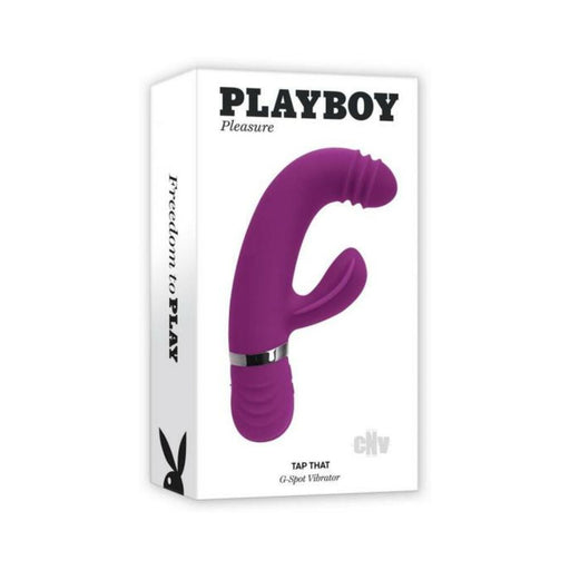 Playboy Tap That Silicone Tapping Dual Stimulator - SexToy.com