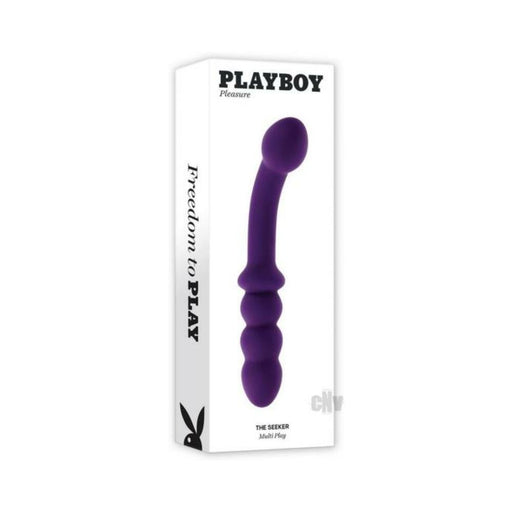Playboy The Seeker Rechargeable Dual Ended Silicone Vibrator - SexToy.com
