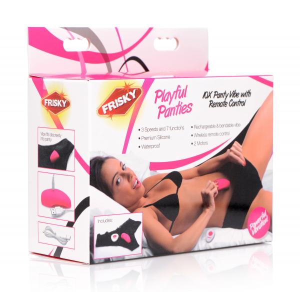 Playful Panties 10X Panty Vibe O/S With Remote Control | SexToy.com