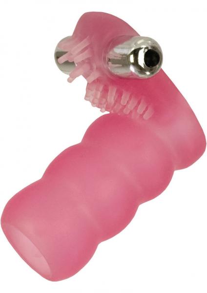 Pleasure Enhancer With Removable Stimulator Waterproof 3.5 Inch Pink | SexToy.com