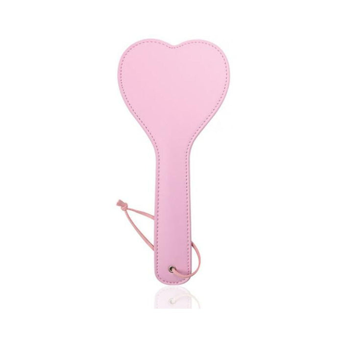 Plesur Heart Shaped Pvc Paddle - Pink - SexToy.com