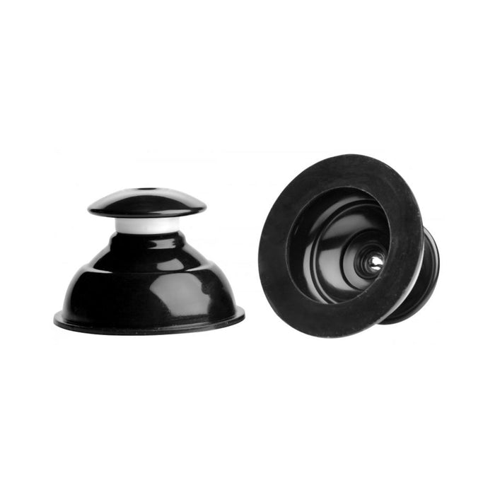Plungers Extreme Suction Silicone Nipple Suckers Black | SexToy.com