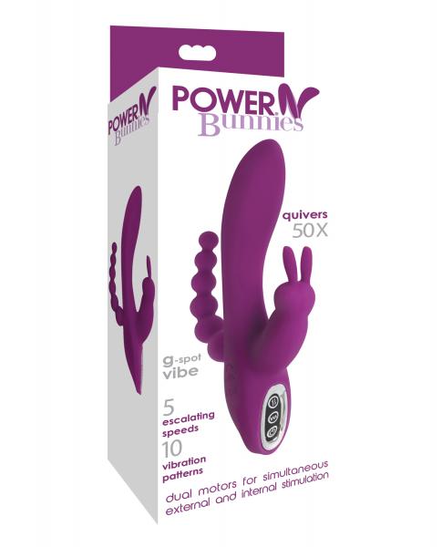 Power Bunnies Quivers G-spot Vibe - Purple | SexToy.com