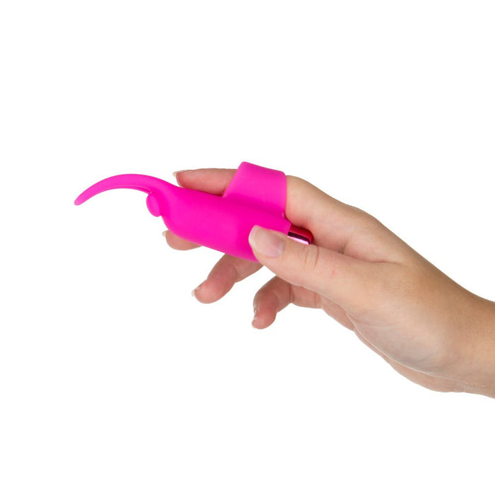 Powerbullet Teasing Tongue With Mini Rechargeable Bullet 2.5 In. Pink - SexToy.com