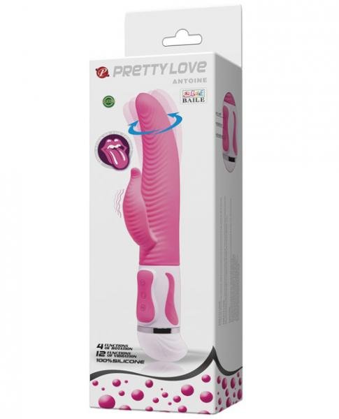 Pretty Love Antoine Twisting Rabbit Vibrator Pink | SexToy.com