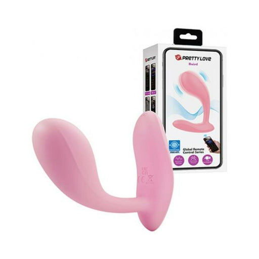 Pretty Love Baird App-enabled Vibrating Butt Plug - Hot Pink - SexToy.com