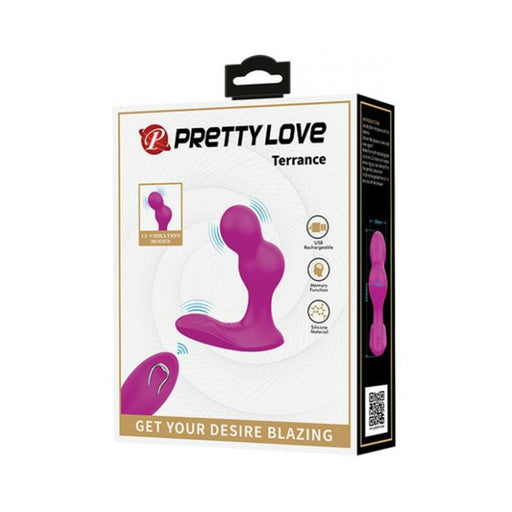 Pretty Love Terrance Dual Stimulator - Fuchsia - SexToy.com
