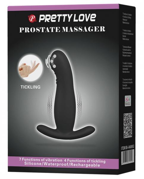 Pretty Love Vibrating Prostate Massager 7 Function Black | SexToy.com