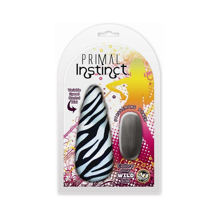 Primal Instincts Zebra Bullet | SexToy.com