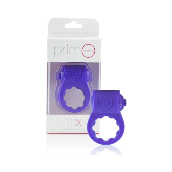 PrimO Tux Blue Vibrating Ring | SexToy.com