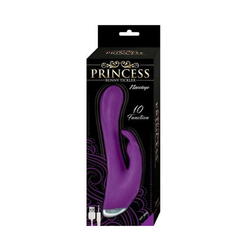 Princess Bunny Tickler Dual Stimulator Silicone Purple | SexToy.com