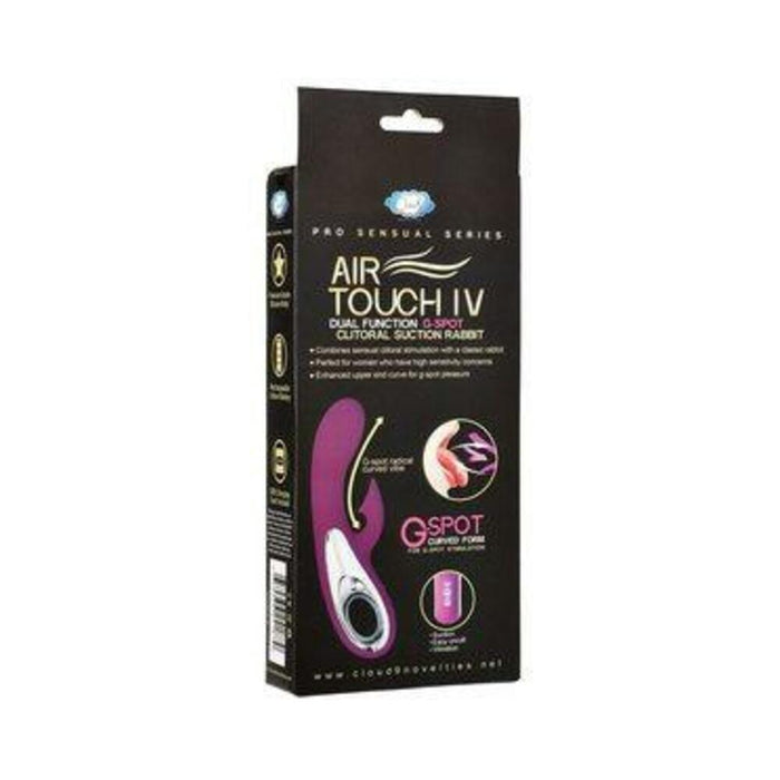 Pro Sensual Air Touch IV G-Spot Dual Function Clitoral Suction Rabbit - SexToy.com