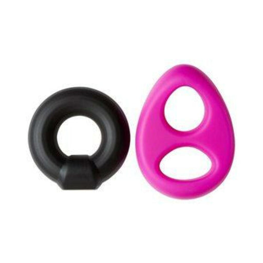 Pro Sensual Silicone Tear Drop Ring & Donut Sling 2 Pack - SexToy.com