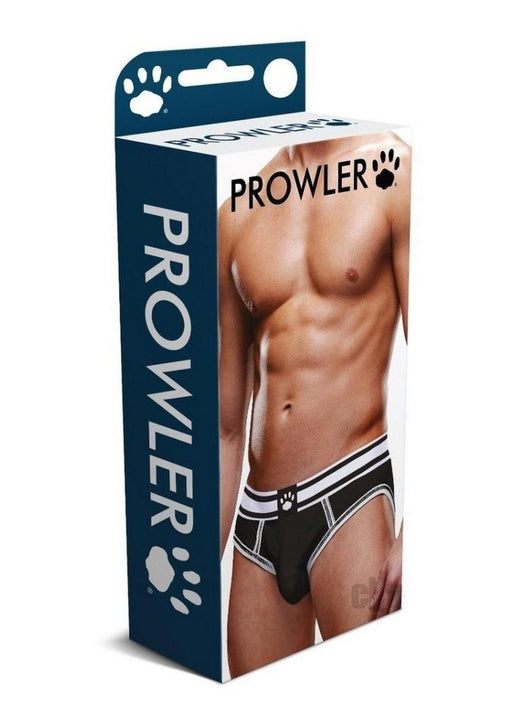 Prowler Black/white Open Brief Lg - SexToy.com