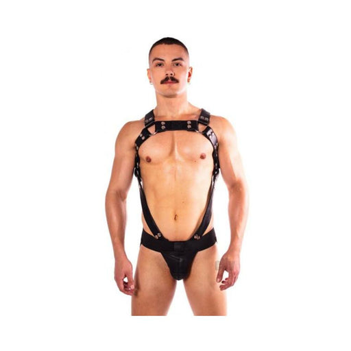Prowler Red Butch Body Harness Blk Lg - SexToy.com