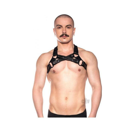 Prowler Red Cross Harness Blk S/m - SexToy.com
