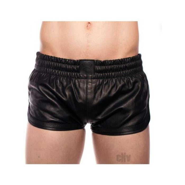 Prowler Red Leather Sport Shorts Blk Xs - SexToy.com