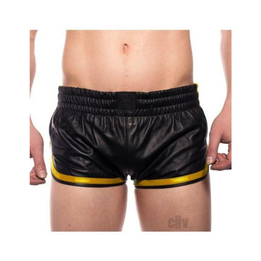 Prowler Red Leather Sport Shorts Yell Xs - SexToy.com