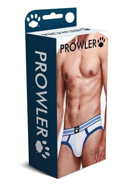 Prowler White/blue Brief Lg - SexToy.com