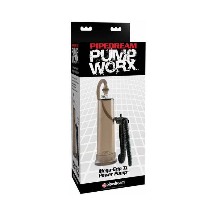 Pump Worx Mega Grip XL Power Pump Black - SexToy.com