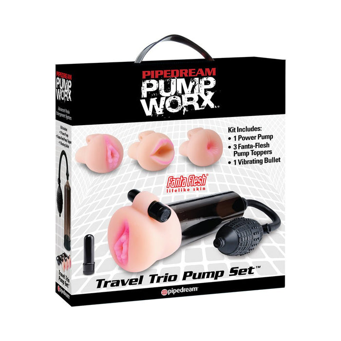 Pump Worx Travel Trio Pump Set | SexToy.com