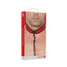 Puppy Play Neoprene Collar With Leash Red/black | SexToy.com