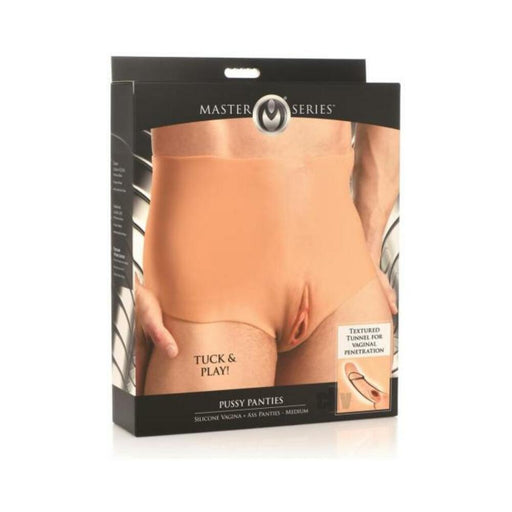 Pussy Panties Silicone Vagina + Ass Panties - Medium - SexToy.com