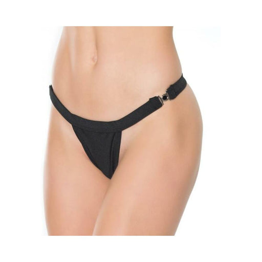 Quick-release Thong Black Os Hanging | SexToy.com