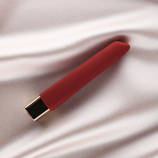 Quinn 10 Modes Silicone Bullet Vibrator Red - SexToy.com