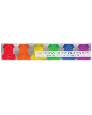 Rainbow shot glass set | SexToy.com