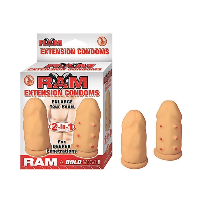 Ram Extension Condoms Beige | SexToy.com