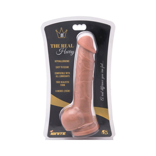 Real Harry Dildo Balls Suction Cup 8 inches | SexToy.com
