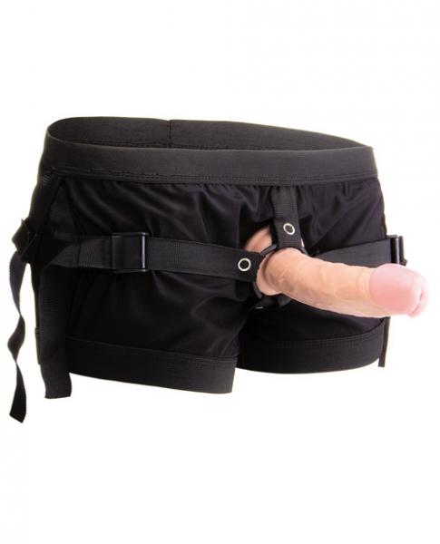 Realrock Boxer with Harness Black O/S | SexToy.com