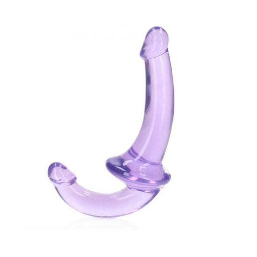 Realrock Crystal Clear 6 In. Strapless Strap-on Dildo Purple | SexToy.com