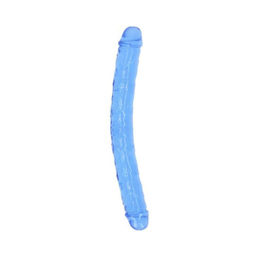 Realrock Crystal Clear Double Dong 13 In. Dual-ended Dildo Blue | SexToy.com