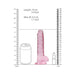 Realrock Realistic Dildo With Balls 7" Pink | SexToy.com