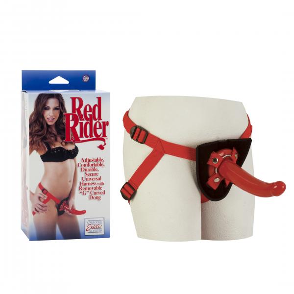 Red Rider Adjustable Strap On With 7 Inch Dong | SexToy.com